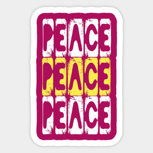 World Peace Now Sticker